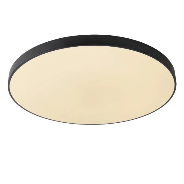 Lucide UNAR - Flush ceiling light - Ø 80 cm - LED Dim. - 1x80W 2700K - 3 StepDim - Black - detail 1